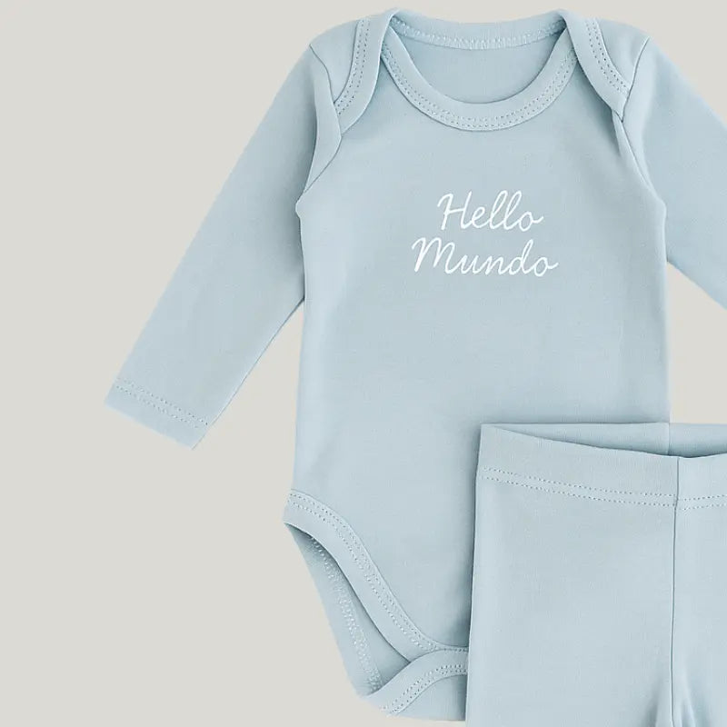 look afetivo sustentável para bebê menino recém-nascido

