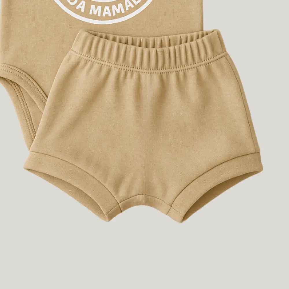 look fofo bebê com estampa cópia da mãe