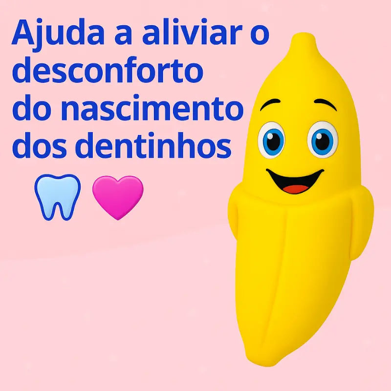 mordedor com chocalho e textura massageadora para gengiva

