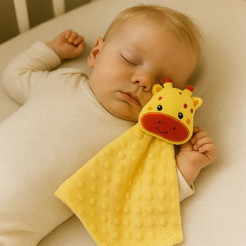 naninha soft de girafa para bebê recém-nascido

