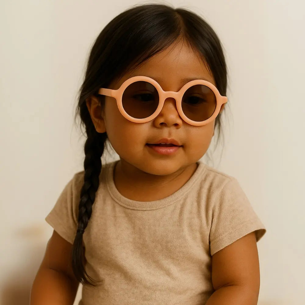oculos de sol retro salmao protecao uv