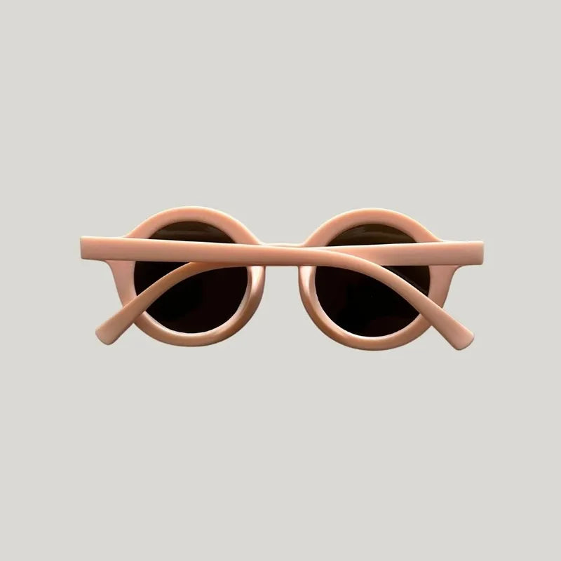 oculos de sol retro salmao protecao uv unissex