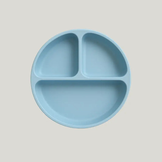 prato-introducao-alimentar-silicone-com-divisoria-azul-bebe-moose-kids