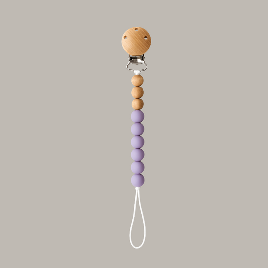 Prendedor De Chupeta Vintage Lavanda