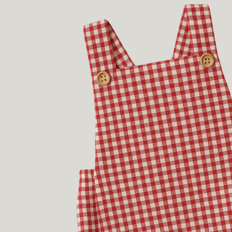 roupa xadrez bebê para ensaios fotográficos ou festas

