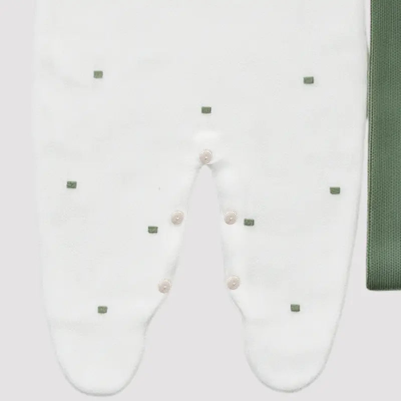 saída maternidade sofisticada em tricot para bebê recém-nascido