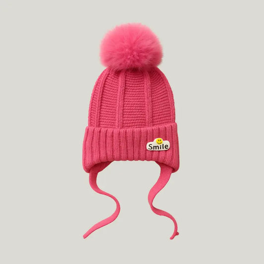 touca-bebe-tricot-smile-all-pink-moose-kids