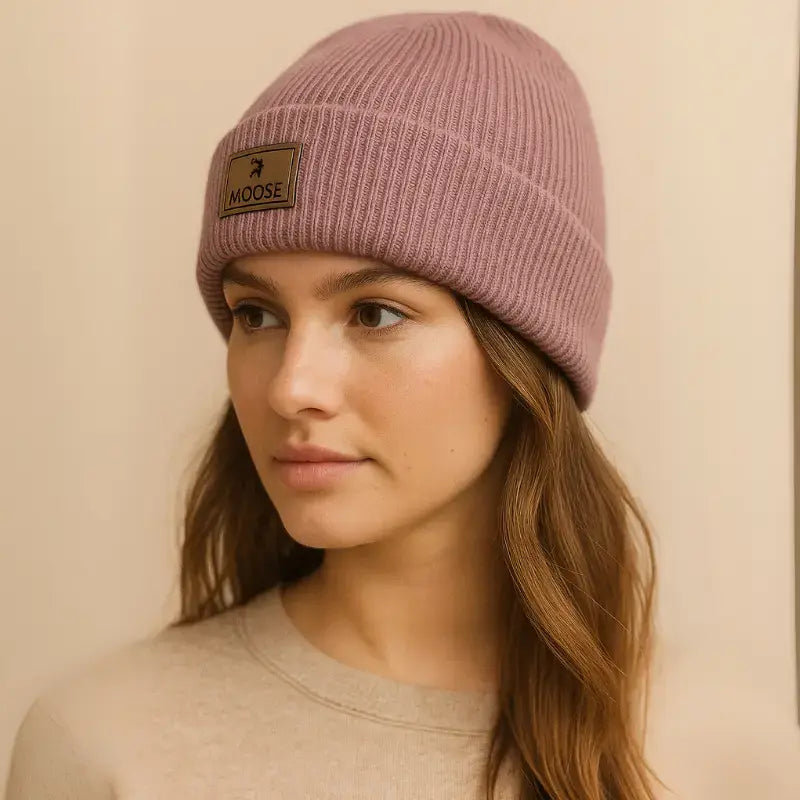 touca casual rosa claro para combinar com looks neutros

