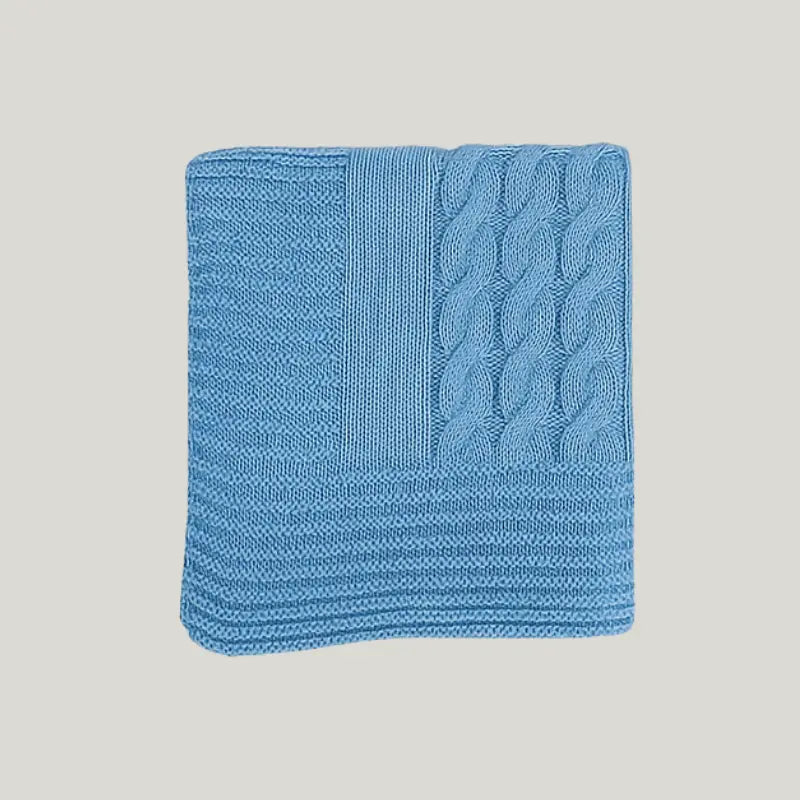 tricot azul delicado para bebê menino recém-nascido

